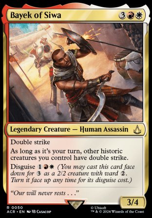 (050) Magic The Gathering Universes Beyond: Assassin's Creed Single: Bayek of Siwa  Rare