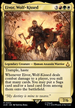 (054) Magic The Gathering Universes Beyond: Assassin's Creed Single: Eivor, Wolf-Kissed  Mythic