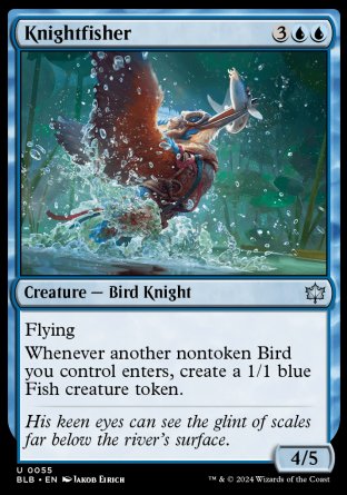 (055) Magic The Gathering Bloomburrow Single: Knightfisher  Uncommon