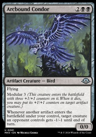 (081) Magic The Gathering Modern Horizons 3 Single: Arcbound Condor  Holo Uncommon