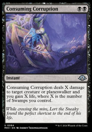 (084) Magic The Gathering Modern Horizons 3 Single: Consuming Corruption  Holo Uncommon