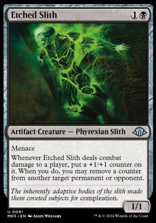 (091) Magic The Gathering Modern Horizons 3 Single: Etched Slith  Uncommon