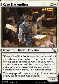 (007) Magic The Gathering Murders at Karlov Manor Single: Case File Auditor (V.2)  Uncommon