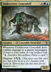 (239) Magic The Gathering Murders at Karlov Manor Single: Undercover Crocodelf (V.2)  Common