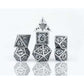 Sirius Dice - Illusory Metal Silver Poly Set