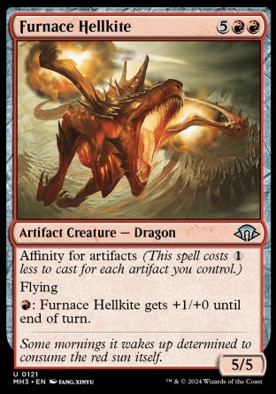 (121) Magic The Gathering Modern Horizons 3 Single: Furnace Hellkite  Uncommon