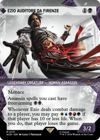 (131) Magic The Gathering Universes Beyond: Assassin's Creed: Extras Single: Ezio Auditore da Firenze (V.2)  Mythic