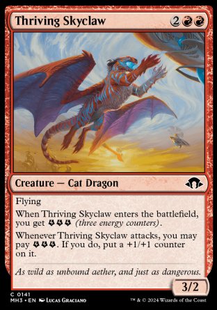 (141) Magic The Gathering Modern Horizons 3 Single: Thriving Skyclaw  Holo Common