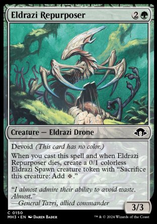 (150) Magic The Gathering Modern Horizons 3 Single: Eldrazi Repurposer  Common