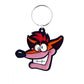 Crash Bandicoot Rubber Keychain - Crash