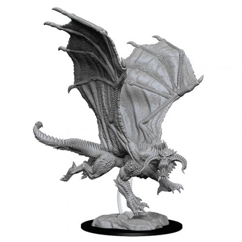 D&D Nolzurs Marvelous Miniatures: Young Black Dragon - Wave 8