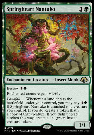 (171) Magic The Gathering Modern Horizons 3 Single: Springheart Nantuko  Rare