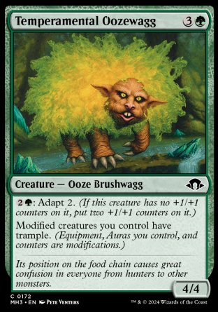 (172) Magic The Gathering Modern Horizons 3 Single: Temperamental Oozewagg  Common