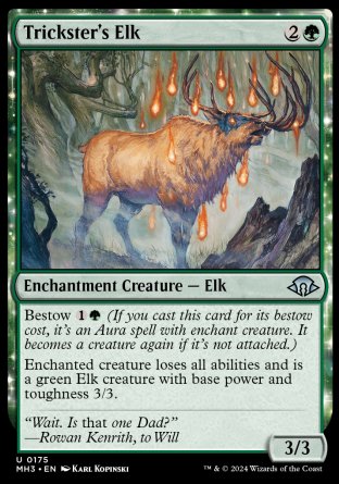 (175) Magic The Gathering Modern Horizons 3 Single: Trickster's Elk  Uncommon