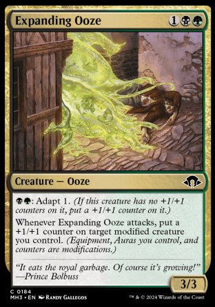 (184) Magic The Gathering Modern Horizons 3 Single: Expanding Ooze  Common