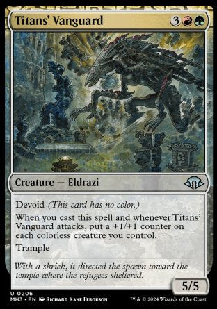 (206) Magic The Gathering Modern Horizons 3 Single: Titans' Vanguard  Uncommon