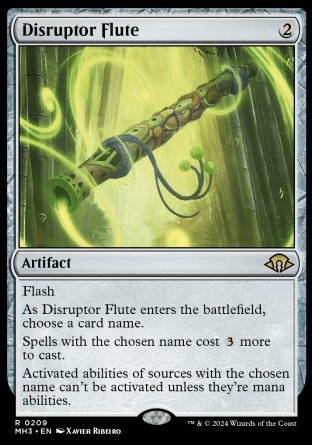 (209) Magic The Gathering Modern Horizons 3 Single: Disruptor Flute  Rare