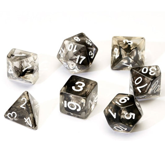 Black Cloud Poly Set - Sirius Dice