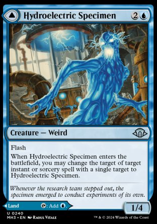 (240) Magic The Gathering Modern Horizons 3 Single: Hydroelectric Specimen // Hydroelectric Laboratory  Uncommon