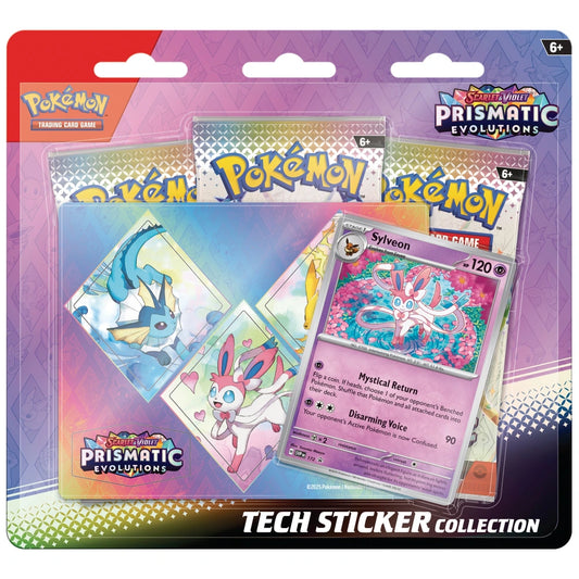 Pokemon TCG: Prismatic Evolutions Tech Sticker Collection - Sylveon