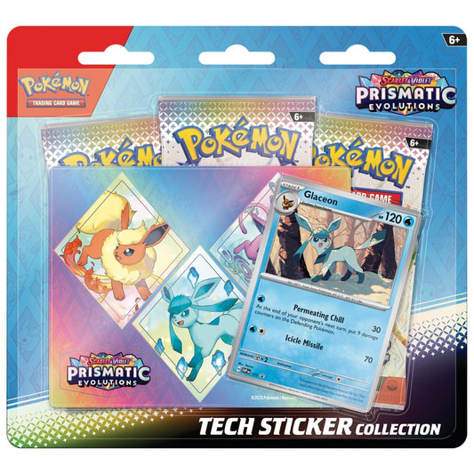 Pokemon TCG: Prismatic Evolutions Tech Sticker Collection - Glaceon