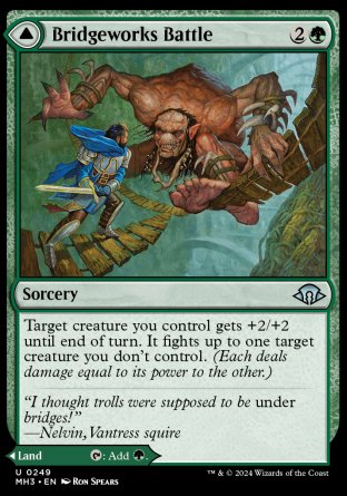 (249) Magic The Gathering Modern Horizons 3 Single: Bridgeworks Battle // Tanglespan Bridgeworks  Uncommon