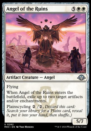 (262) Magic The Gathering Modern Horizons 3 Single: Angel of the Ruins  Uncommon