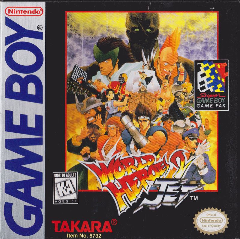 GameBoy: World Heroes 2 Jet