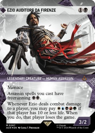 (267) Magic The Gathering Universes Beyond: Assassin's Creed: Extras Single: Ezio Auditore da Firenze (V.4)  Mythic