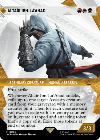 (268) Magic The Gathering Universes Beyond: Assassin's Creed: Extras Single: Alta��r Ibn-La'Ahad (V.3)  Holo Mythic