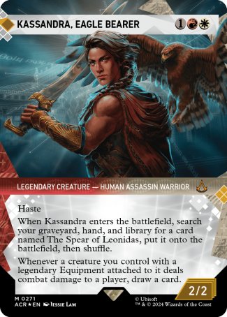 (271) Magic The Gathering Universes Beyond: Assassin's Creed: Extras Single: Kassandra, Eagle Bearer (V.3)  Holo Mythic