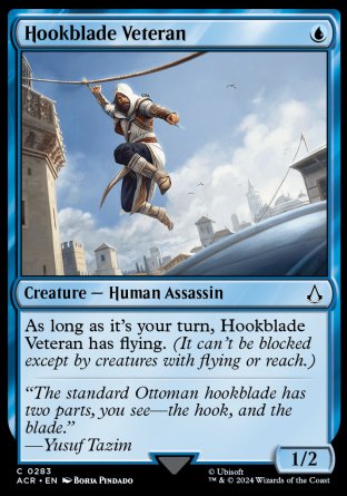 (283) Magic The Gathering Universes Beyond: Assassin's Creed: Extras Single: Hookblade Veteran  Common