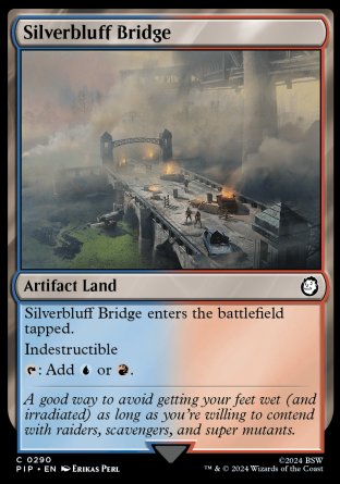 (290) Magic The Gathering Universes Beyond: Fallout Single: Silverbluff Bridge  Common