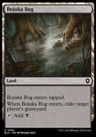 (294) Magic The Gathering Commander: Bloomburrow Single: Bojuka Bog  Common