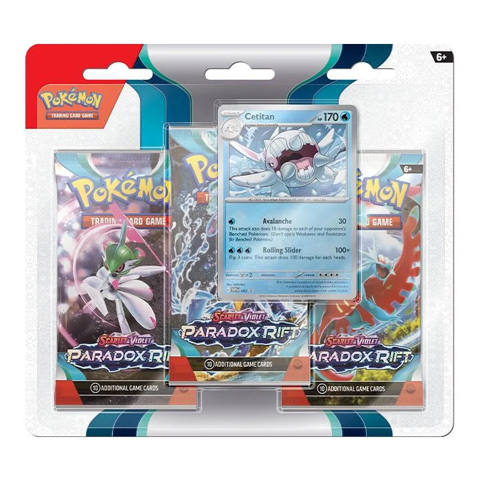 Pokemon TCG: Scarlet & Violet Paradox Rift - 3-Pack Display - Ceitan