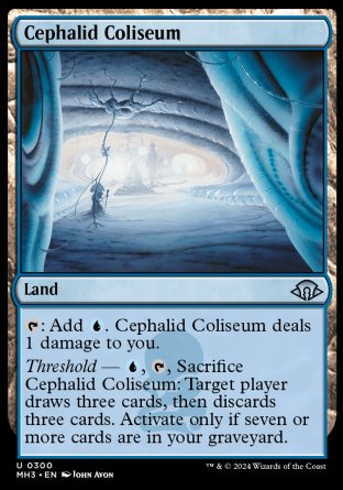 (300) Magic The Gathering Modern Horizons 3 Single: Cephalid Coliseum  Uncommon