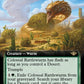 (339) Magic The Gathering Outlaws of Thunder Junction: Extras Single: Colossal Rattlewurm  Holo Rare