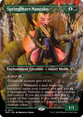 (341) Magic The Gathering Modern Horizons 3: Extras Single: Springheart Nantuko  Rare