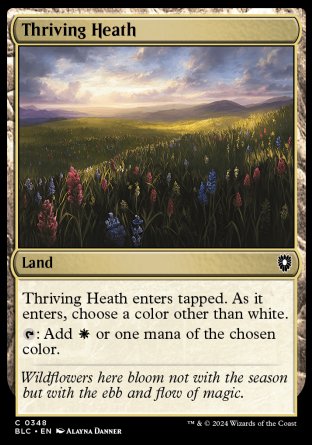 (348) Magic The Gathering Commander: Bloomburrow Single: Thriving Heath  Common