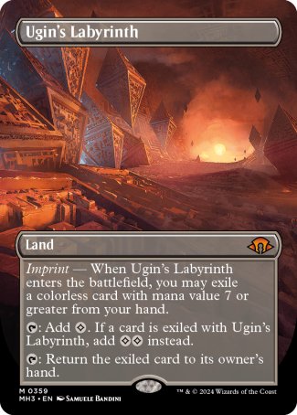 (359) Magic The Gathering Modern Horizons 3: Extras Single: Ugin's Labyrinth  Holo Mythic