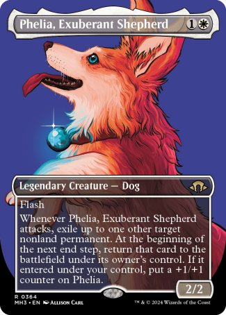 (364) Magic The Gathering Modern Horizons 3: Extras Single: Phelia, Exuberant Shepherd (V.1)  Rare