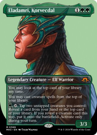 (369) Magic The Gathering Modern Horizons 3: Extras Single: Eladamri, Korvecdal (V.1)  Mythic