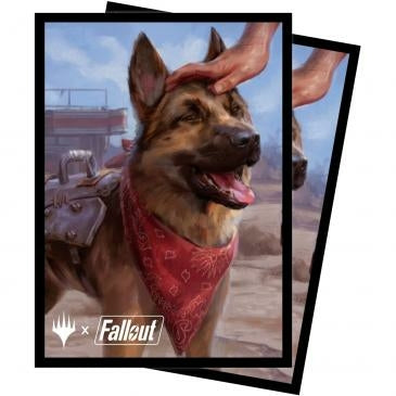 Ultra Pro: Magic the Gathering x Fallout Matte Deck Protector Sleeves - Dogmeat