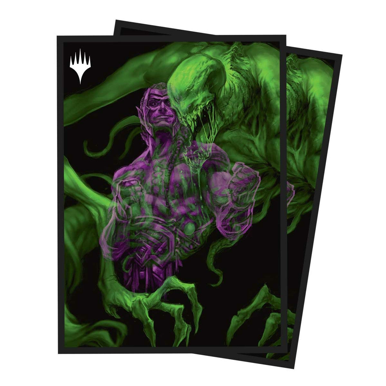 Magic the Gathering: Ultra Pro Matte Deck Protector Sleeves 100ct - Duskmourn Tyvar, the Pummeler (Double Exposure Alt)