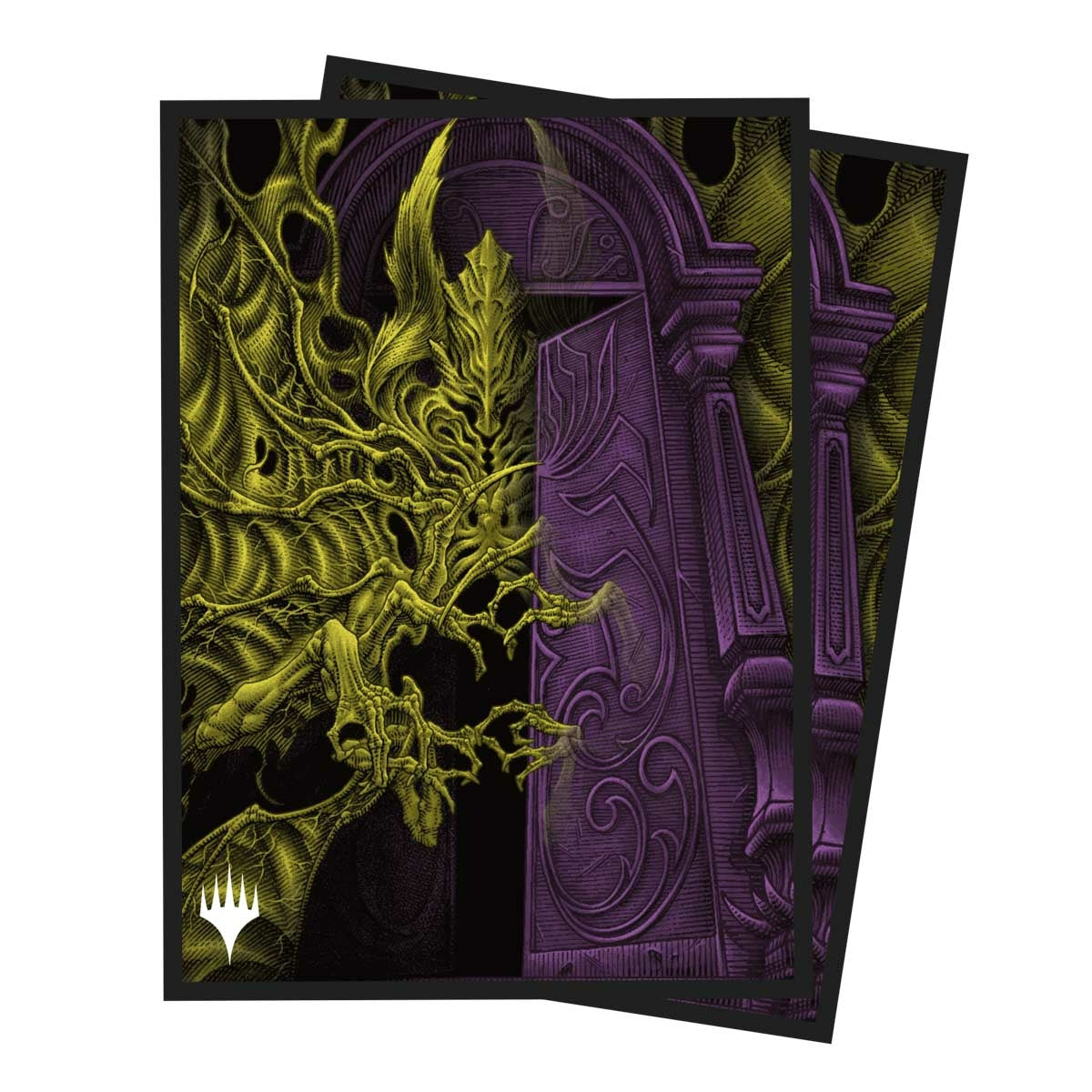 Magic the Gathering: Ultra Pro Matte Deck Protector Sleeves 100ct - Duskmourn Valgavoth, Terror Eater (Double Exposure Alt)