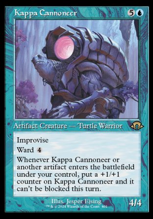 (401) Magic The Gathering Modern Horizons 3: Extras Single: Kappa Cannoneer  Rare