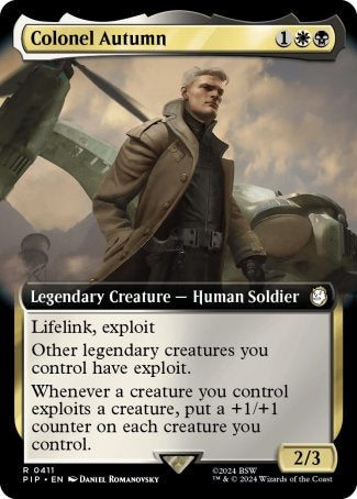 (411) Magic The Gathering Universes Beyond: Fallout: Extras Single: Colonel Autumn (V.1)  Holo Rare