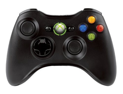 Xbox 360: Black Xbox 360 Wireless Controller