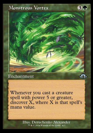 (427) Magic The Gathering Modern Horizons 3: Extras Single: Monstrous Vortex  Uncommon