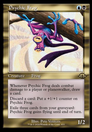 (433) Magic The Gathering Modern Horizons 3: Extras Single: Psychic Frog (V.2)  Rare